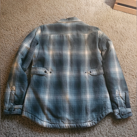 Carhartt Women's Hubbard Sherpa Lined Shirt Jacket - Balsam Green - Picture 8 of 8